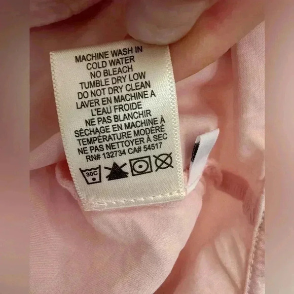 Cloth & Stone Pink Tencel Flap Pocket Button Down Long Sleeve Top EUC Medium - Picture 12 of 12